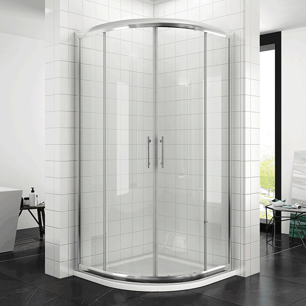 Curved Shower Screen 900x900mm Corner Enclosure Cabin Square Quadrant