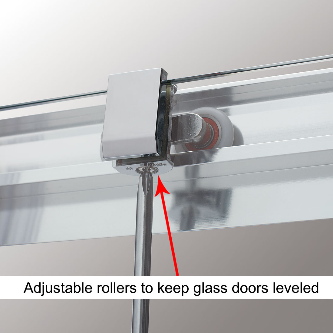 Square Sliding Shower Screen 40mm Adjustable Width 100 170cm Square Sliding Shower Screen 40mm