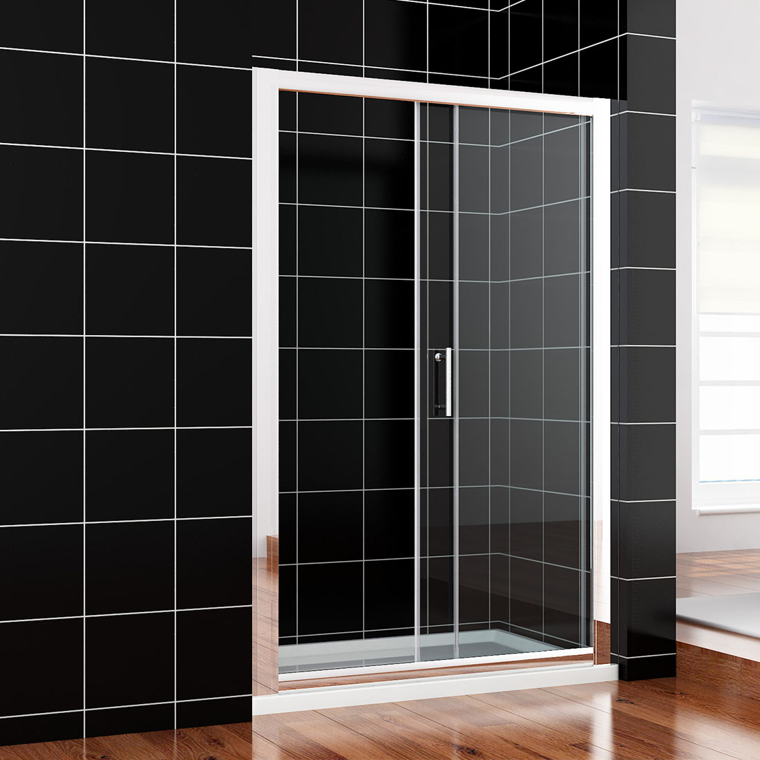 Sliding Door Shower Screen Wall To Wall Width 40mm Adjustable
