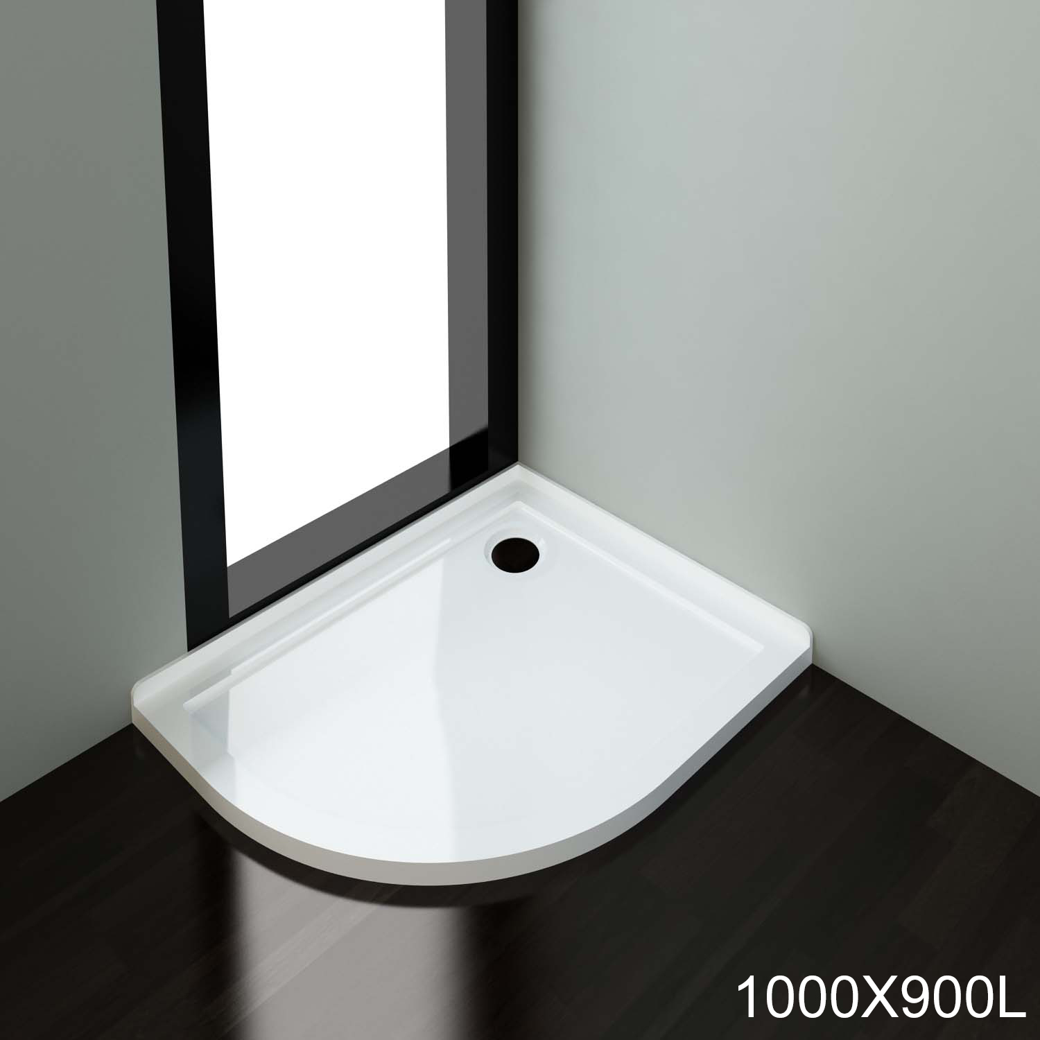 Shower Base 900 x 900 Tray 1200 x 900 Diamond/Square/Curved Shape White Acrylic eBay