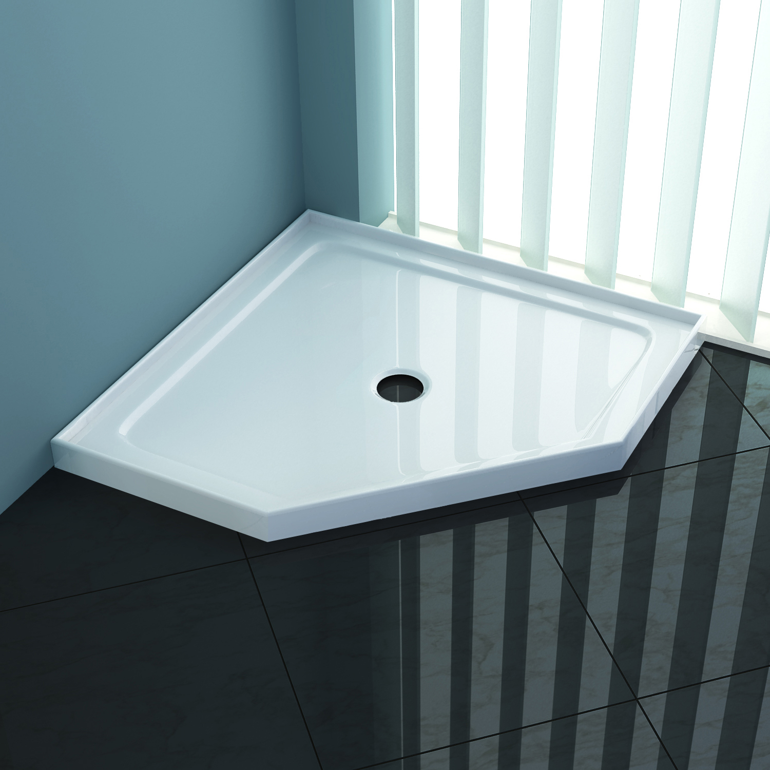Diamond Durable Acrylic Fiberglass Shower Base 900X900/1000x1000mm eBay